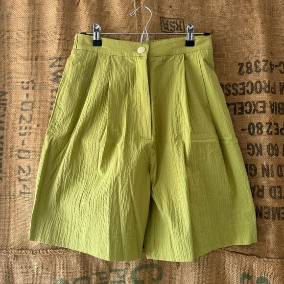 NWOT Ilana Kohn Peter Shorts Avocado Medium - Picture 1 of 5